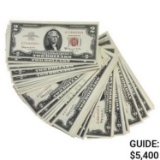 PACK OF (100) 1963 $2 LEGAL TENDER USN'S GEM UNC
