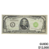 1934 $1,000 LGS FRN SAN FRANCISCO, CA ABOUT UNC