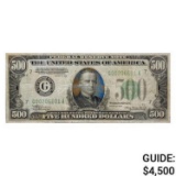 1934 $500 FRN FEDERAL RESERVE NOTE CHICAGO, IL VF