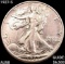 1927-S Walking Liberty Half Dollar CHOICE AU