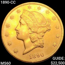 1890-CC $20 Gold Double Eagle