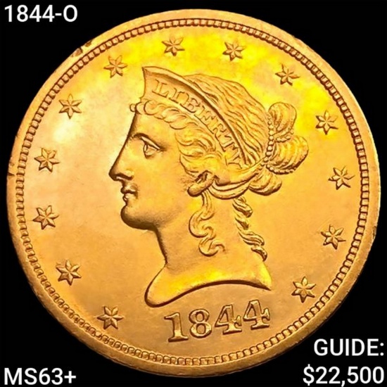 1844- $10 Gold Eagle