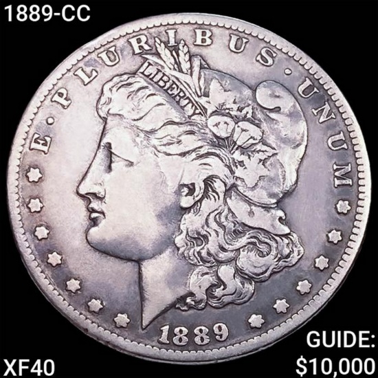 1889-CC Morgan Silver Dollar