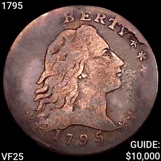 1795 Flowing Hair Half Dime