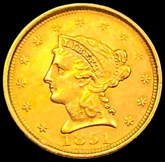 1851 $2.50 Gold Quarter Eagle