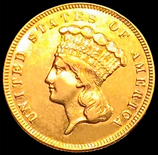 1874 $3 Gold Piece