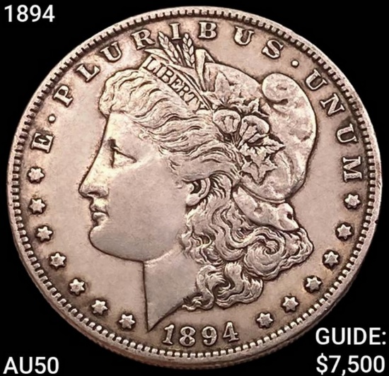 1894 Morgan Silver Dollar CLOSELY UNCIRCULATED