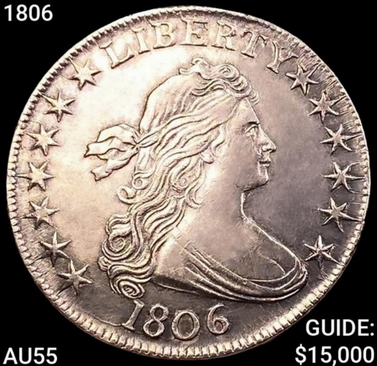 1806 Draped Bust Half Dollar HIGH GRADE