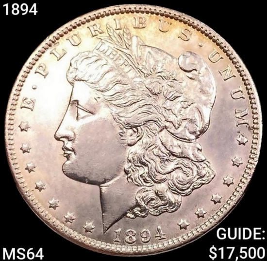 1894 Morgan Silver Dollar CHOICE BU
