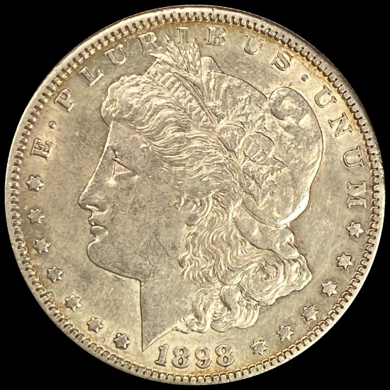 1898-S Silver Morgan Dollar CLOSELY UNCIRCULATED