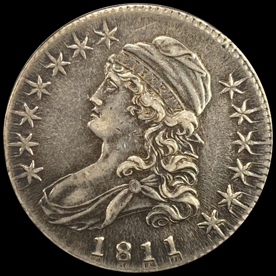 1811 Capped Bust Half Dollar LIGHTLY CIRCULATED