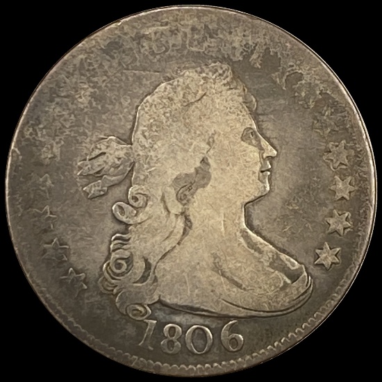 1806 Draped Bust Half Dollar NICELY CIRCULATED