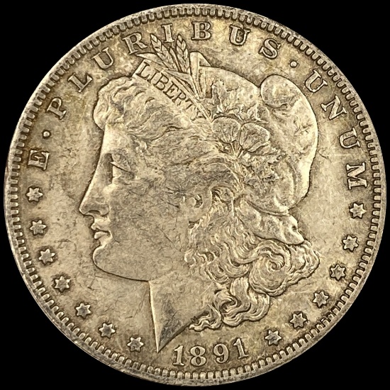 1891-O Silver Morgan Dollar NEARLY UNCIRCULATED