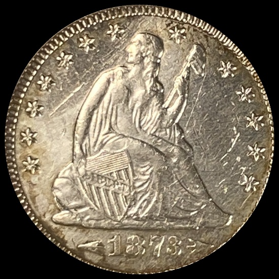 1873 Silver Seated Liberty Quarter UNCIRCULATED