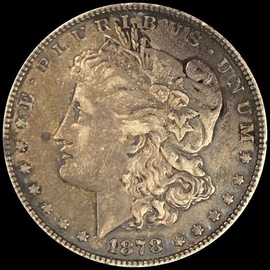 1878 Silver Morgan Dollar LIGHTLY CIRCULATED
