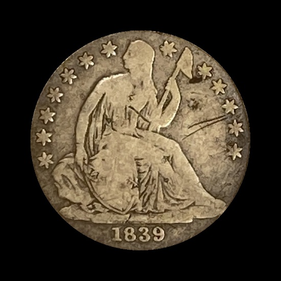 1839-O Silver Seated Liberty Dime GEM BU