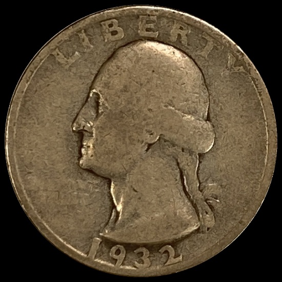 1932-S Silver Washington Quarter NICELY CIRCULATED