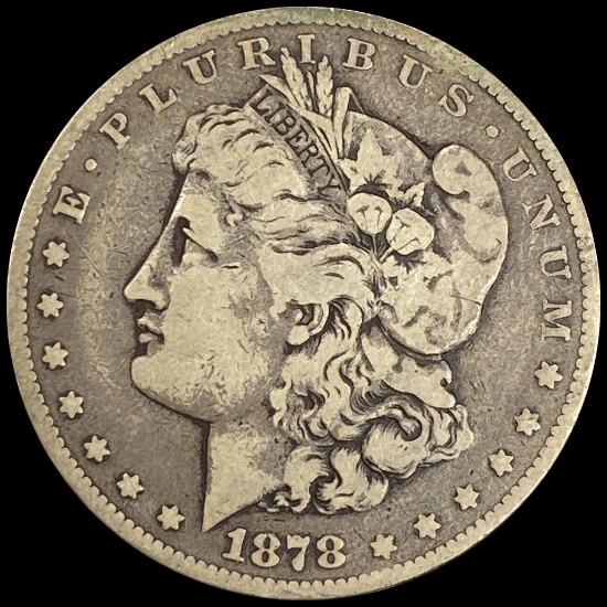 1878-S Silver Morgan Dollar LIGHTLY CIRCULATED