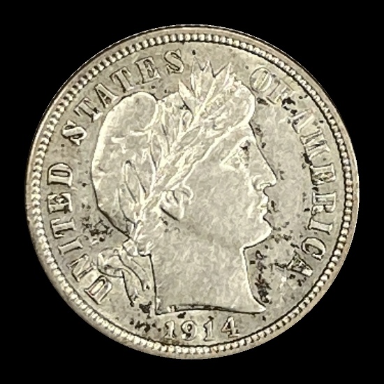 1914-D Barber Dime UNCIRCULATED