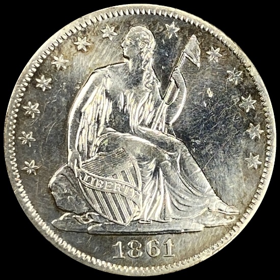 1861-O Seated Liberty Half Dollar UNCIRCULATED