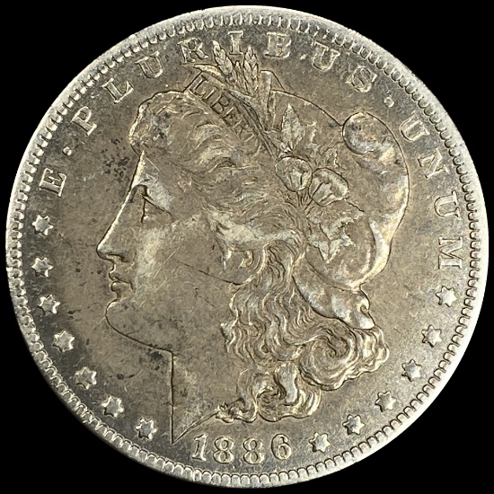 1886-O Silver Morgan Dollar NEARLY UNCIRCULATED