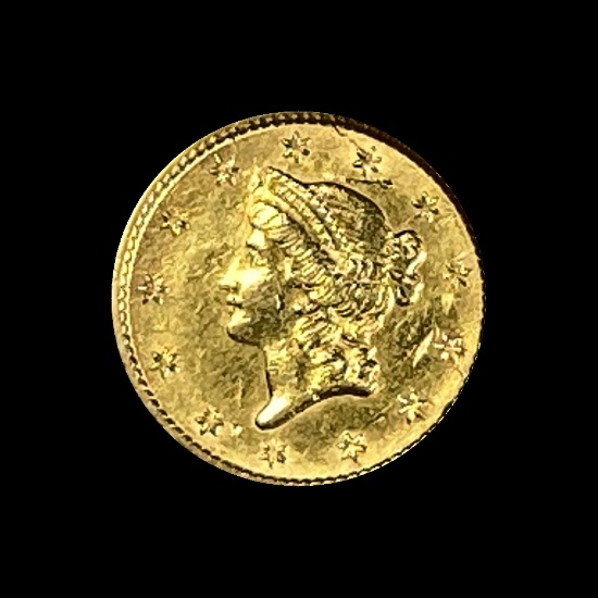 1853 Gold $1 Type 1 UNCIRCULATED