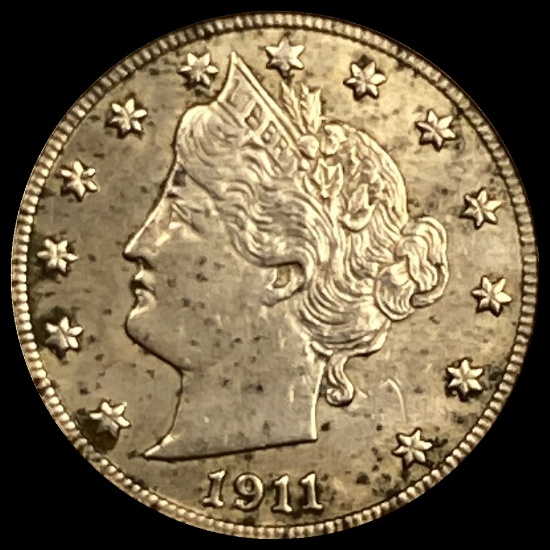 1911 Liberty Head Nickel CHOICE BU