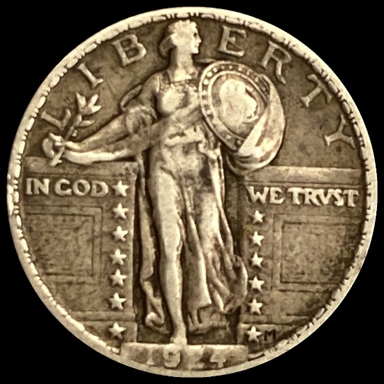 1924 Standing Liberty Quarter LIGHTLY CIRCULATED