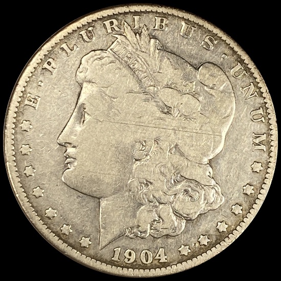 1904-S Silver Morgan Dollar NICELY CIRCULATED