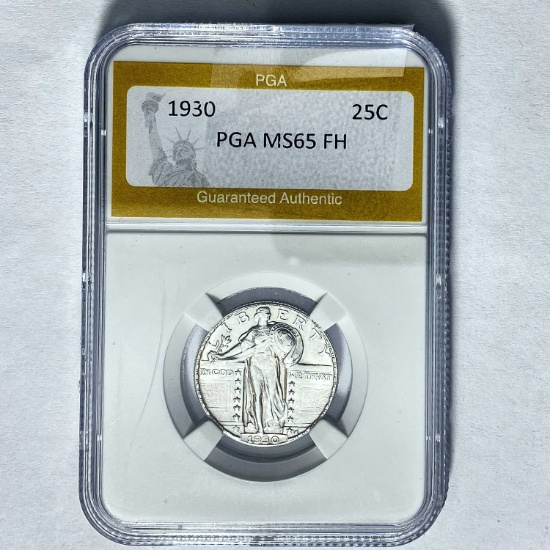 1930 Standing Liberty Quarter PGA MS65 F