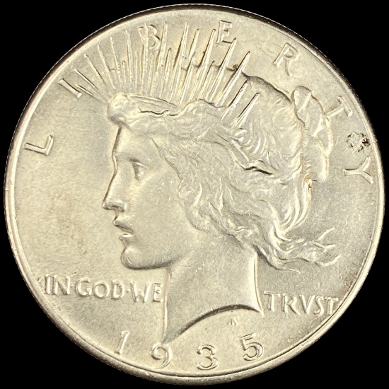 1935 Silver Peace Dollar CHOICE BU