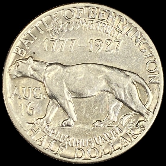 1927 Silver Vermont Half Dollar UNCIRCULATED