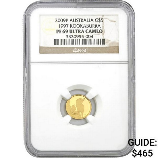2009P Australia G$5 NGC PF69 Ultra Cameo  PF69 ULTRA CAMEO