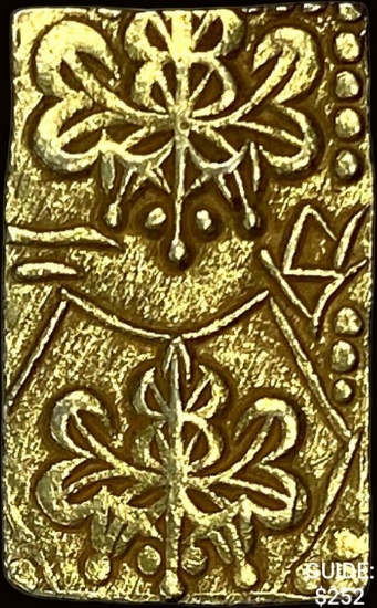 [1868-1869] Japan Gold 2 Bu .029oz CLOSELY UNCIRCULATED