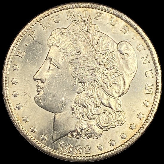 1882-CC Silver Morgan Dollar GEM BU