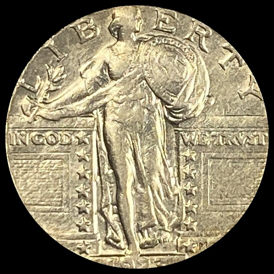 1923 Standing Liberty Silver Quarter CLOSELY UNCIRCULATED
