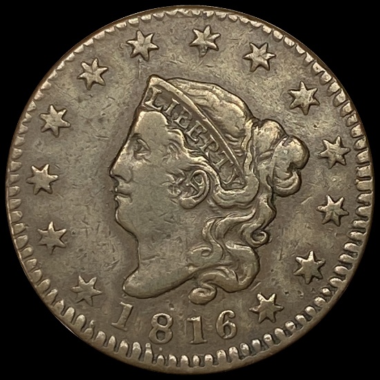 1816 Coronet Head Large Cent LIGHTLY CIRCULATED