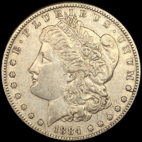 1884-S Silver Morgan Dollar NEARLY UNCIRCULATED