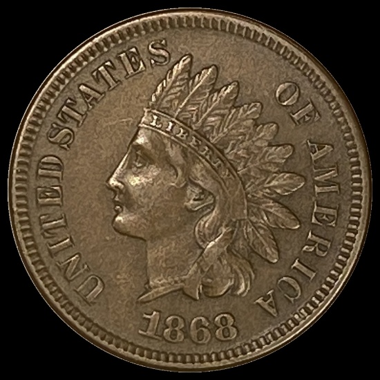 1868 Indian Head Cent CLOSELT UNCIRCULATED