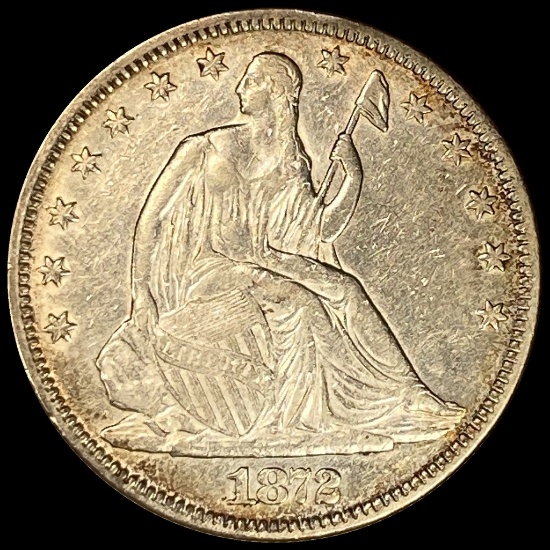 1872 Seated Liberty Half Dollar UNCIRCULATED