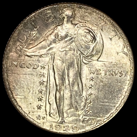 1929-D Standing Liberty Silver Quarter CHOICE BU
