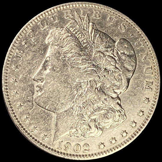 1902 Morgan Silver Dollar NEARLY UNCIRCULATED