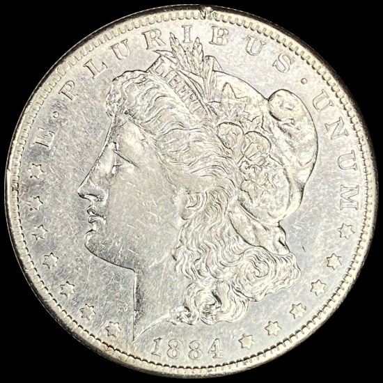 1884-S Morgan Silver Dollar CLOSELY UNCIRCULATED