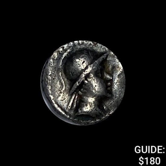 Bactria Eucratides 170-145 BC NEARLY UNCIRCULATED