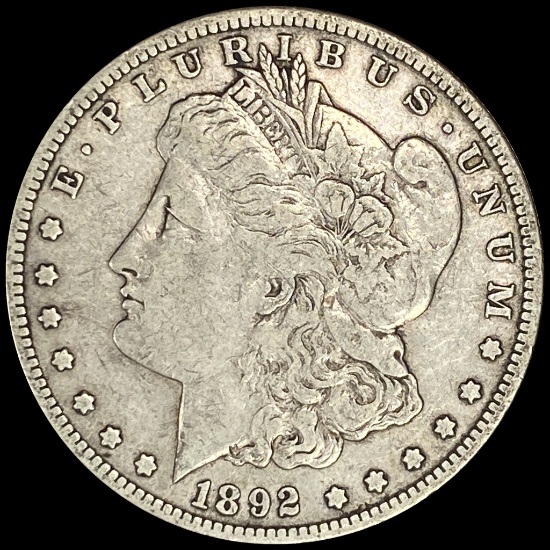 1892-S Silver Morgan Dollar LIGHTLY CIRCULATED