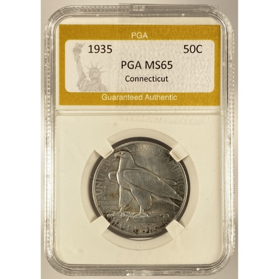 1935 50C Connecticut PGA MS65