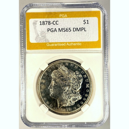 1878-CC Morgan Dollar PGA MS65 DMPL SILVER