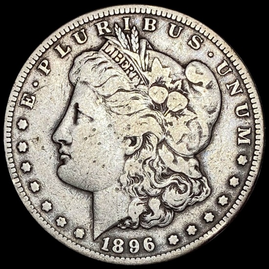 1896-S Silver Morgan Dollar NICELY CIRCULATED