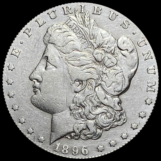 1896-S Silver Morgan Dollar CLOSELY UNCIRCULATED