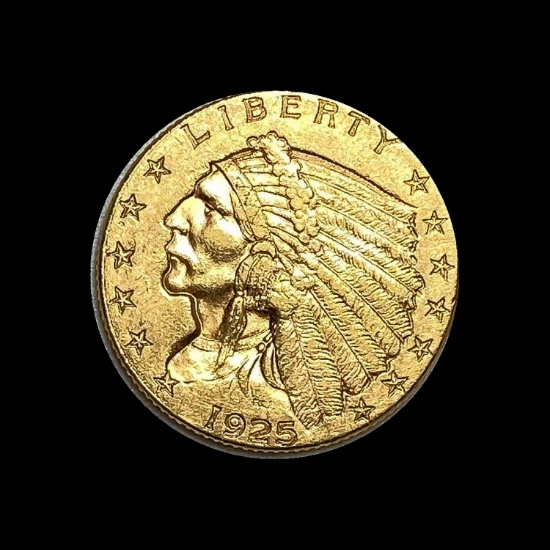 1925 Indian Head Gold $2.50 Quarter Eagle UNCIRCULATED